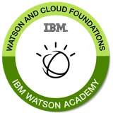 Watson and Cloud Foundations badge